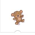 Tecknad teddy björn